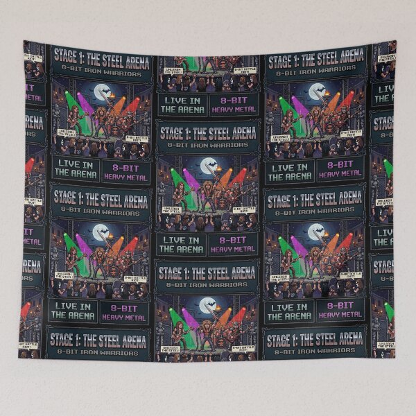 Item preview, Heavy metal pixel art designed and sold by MetalSatyrShop.