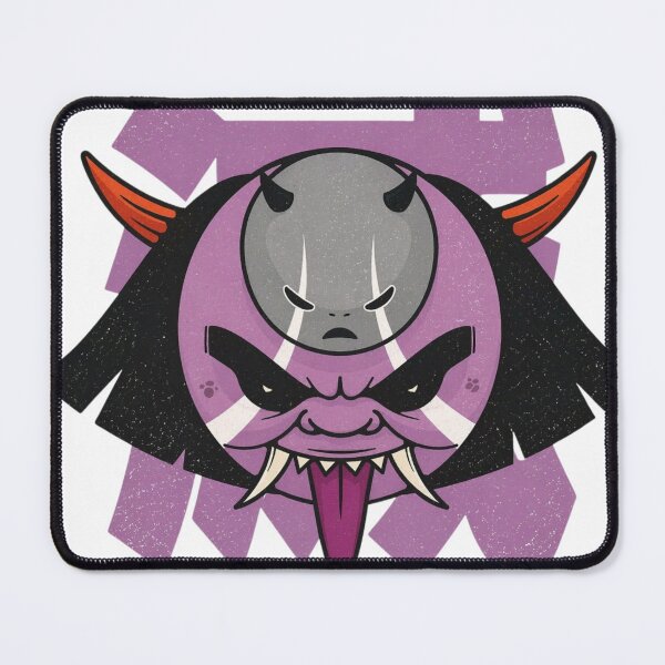 Item preview, Oni Twin Soul - Purple Demon Mask with Baby Hannya Face designed and sold by ropexxx.