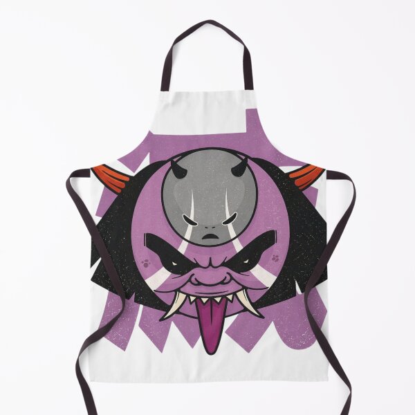 Item preview, Oni Twin Soul - Purple Demon Mask with Baby Hannya Face designed and sold by ropexxx.