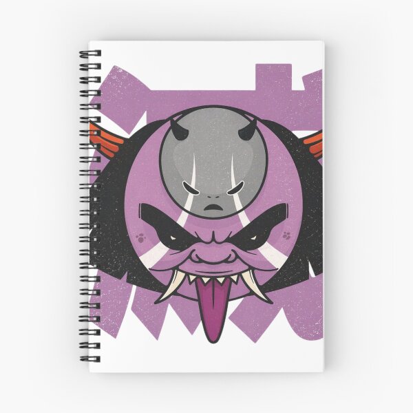 Item preview, Oni Twin Soul - Purple Demon Mask with Baby Hannya Face designed and sold by ropexxx.