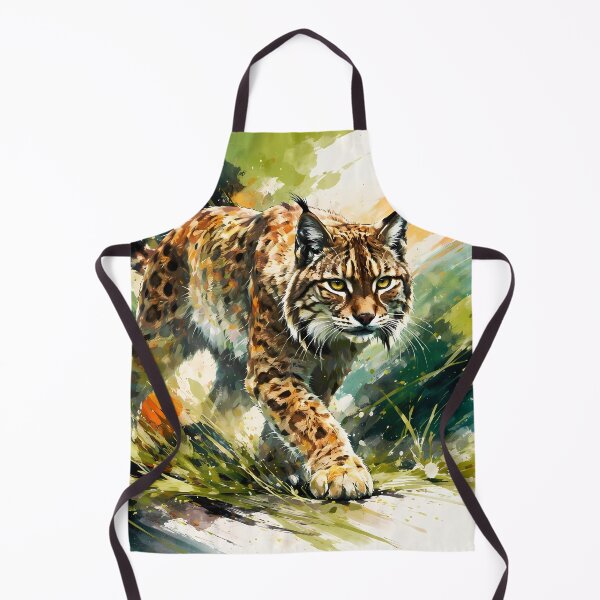 Item preview, Majestic Lynx in Vibrant Landscape designed and sold by cuprum.