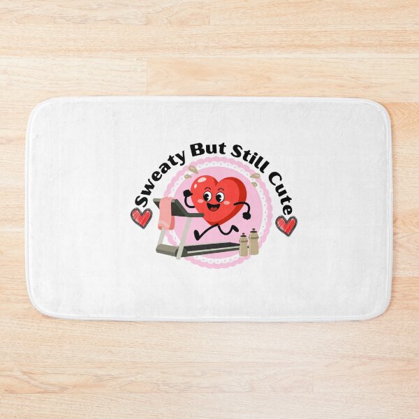 Item preview, Sweaty But Still Cute Gym Shirt , Funny Workout Motivation Cute Heart Design designed and sold by Palette-Vibes.