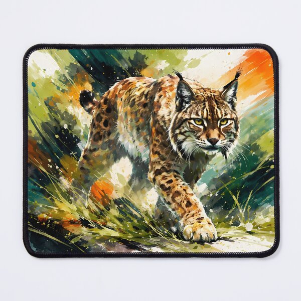 Item preview, Majestic Lynx in Vibrant Landscape designed and sold by cuprum.