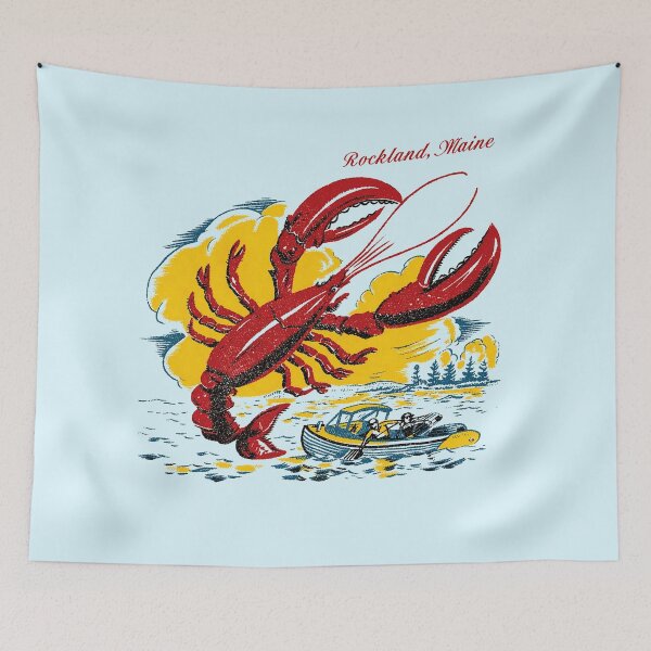 Item preview, 1950's Rockland Maine Souvenir Graphic designed and sold by Tonyv773.