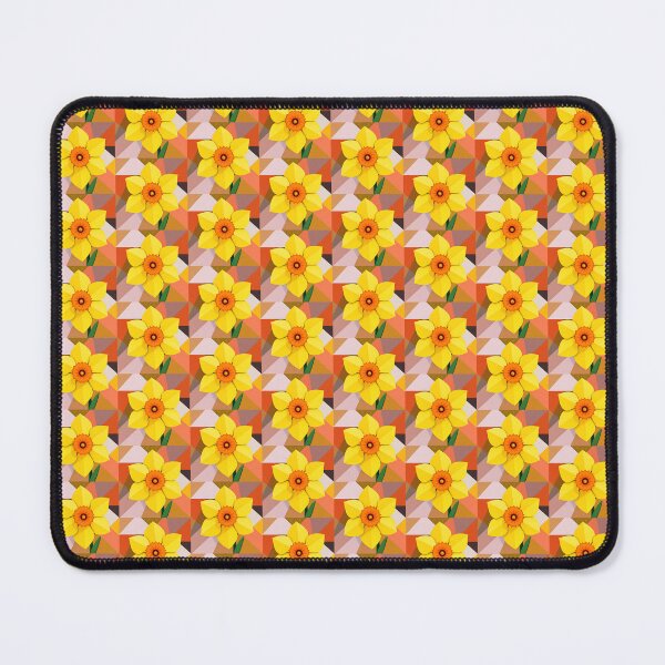 Item preview, Geometric Daffodil Flower Design designed and sold by roxysnextgenart.