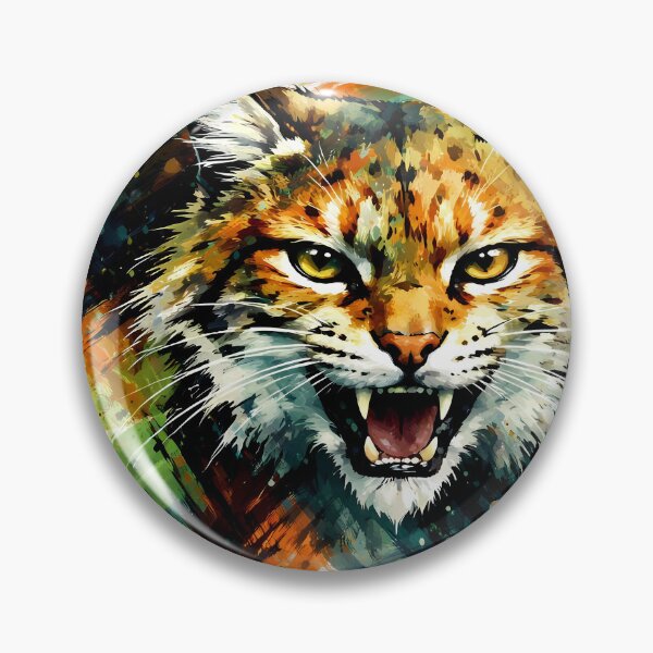 Item preview, Dynamic Wildcat Portrait designed and sold by cuprum.