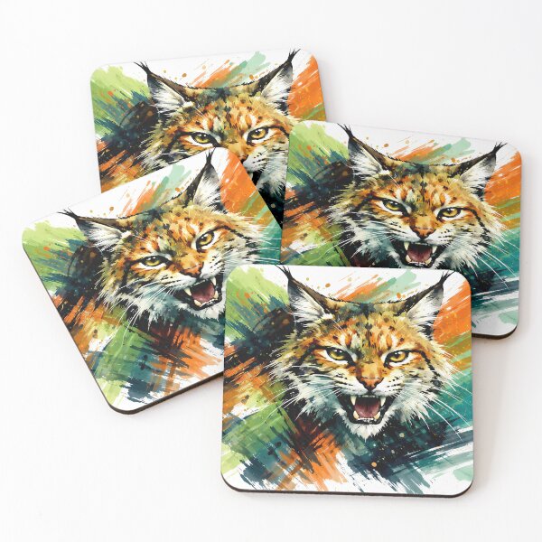 Item preview, Dynamic Wildcat Portrait designed and sold by cuprum.