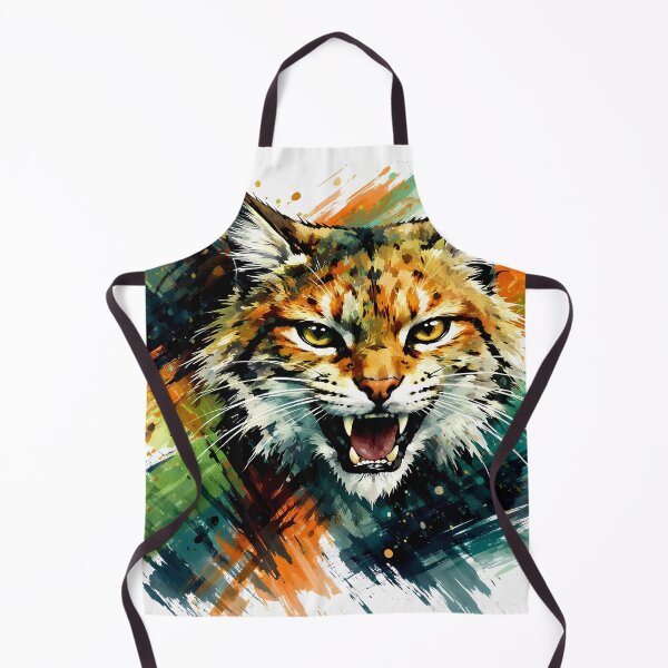 Item preview, Dynamic Wildcat Portrait designed and sold by cuprum.