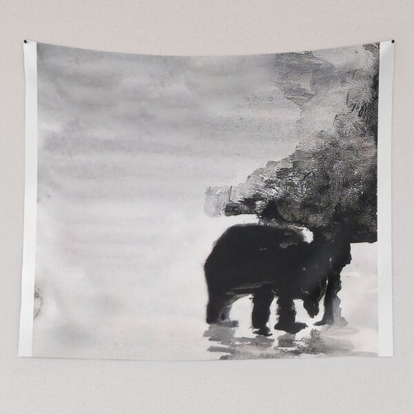 Item preview, The Spirit Guide - Original Watercolor on Paper designed and sold by AliAltinelArt.