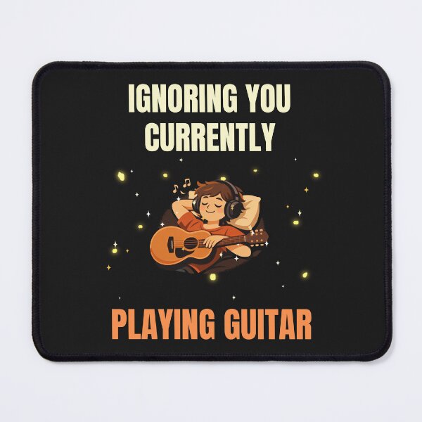 Item preview, Ignoring You Currently Playing Guitar Funny Introvert Music Design designed and sold by Joyful-Pixel.