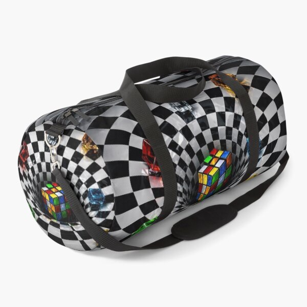 Item preview, Retro Puzzle Cube Optical Illusion Vortex Design designed and sold by artistwill.
