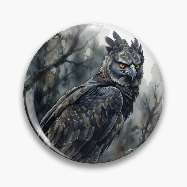 Item preview, Harpy Eagle Harpia Harpyja Dark Forest designed and sold by RubisLeaf.