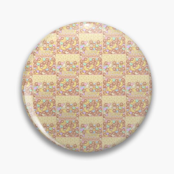 Item preview, I Love Bananas Kawaii Pattern designed and sold by Itsheartshop.