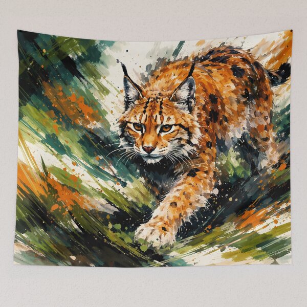 Item preview, Dynamic Wildcat in Motion designed and sold by cuprum.