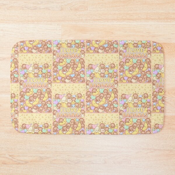Item preview, I Love Bananas Kawaii Pattern designed and sold by Itsheartshop.