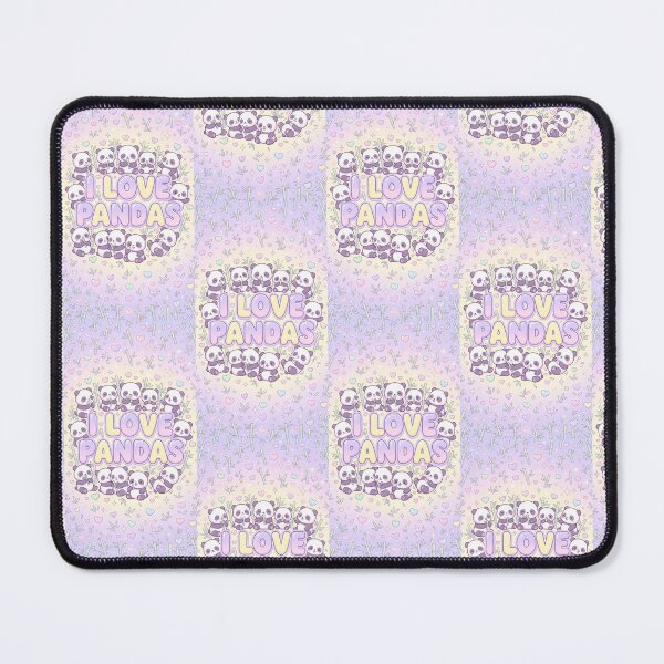 Item preview, I Love Pandas Kawaii Pattern designed and sold by Itsheartshop.