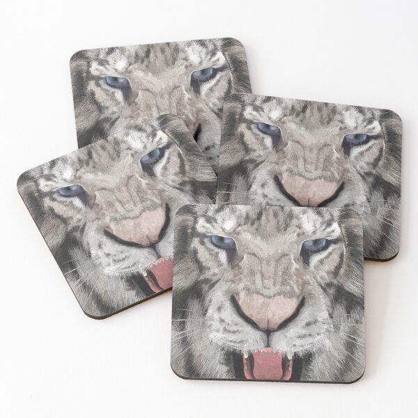 Item preview, White Tiger Head Wildlife Aesthetic designed and sold by Vac1.