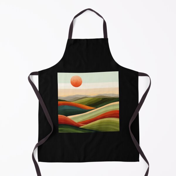 Item preview, Boho Mountain Landscape Sunset Vibrant Colorful Earthtones Abstract designed and sold by DEC02.