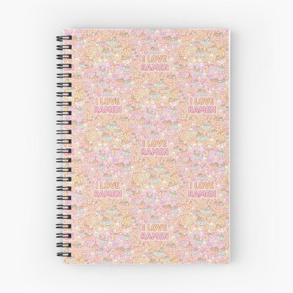 Item preview, I Love Ramen Kawaii Pattern designed and sold by Itsheartshop.