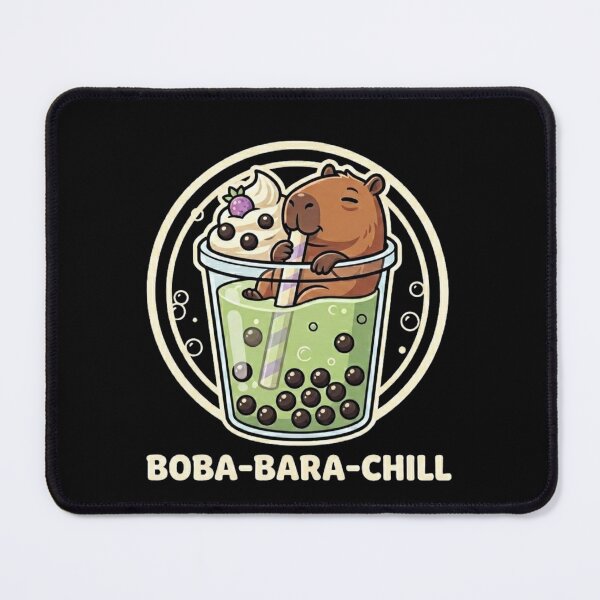 Item preview, Boba-Bara Bubble Tea - Chill Capybara Kawaii Drink designed and sold by nbg2012.