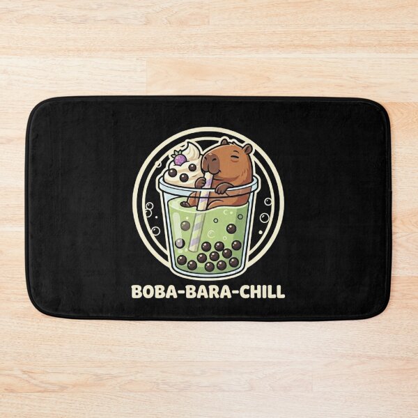 Item preview, Boba-Bara Bubble Tea - Chill Capybara Kawaii Drink designed and sold by nbg2012.