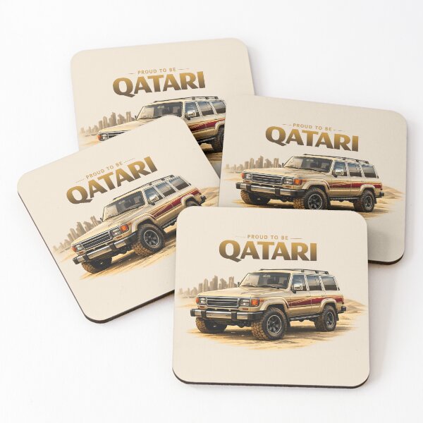 Item preview, Proud to Be Qatari Desert SUV Design designed and sold by Retro Arabica.