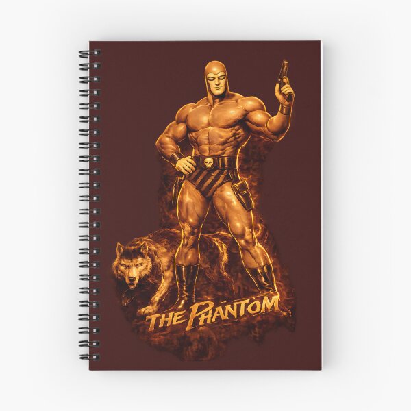 Item preview, The Phantom Golden 5D Art – Legendary Ghost Who Walks | Vintage Comic Hero Power Design designed and sold by Imagetore.