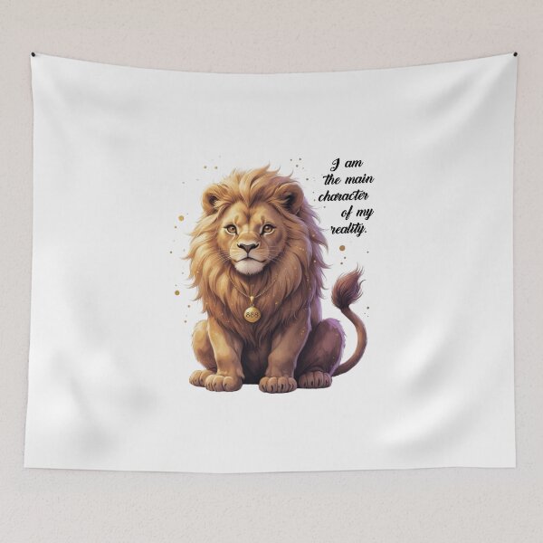 Item preview, Main Character Energy 888 Cute Lion Woodland Animal Nursery designed and sold by AQUILAKREO.