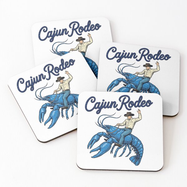 Item preview, Cajun Rodeo Funny Cowboy Riding Crawfish Louisiana Humor Crawfish Boil designed and sold by Thread&Fable.