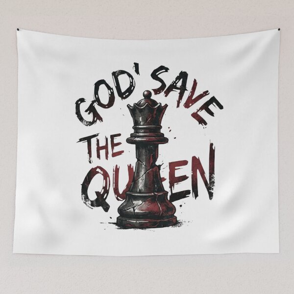 Item preview, God Save The Queen – Urban Grunge Chess designed and sold by DandoLaTalla.