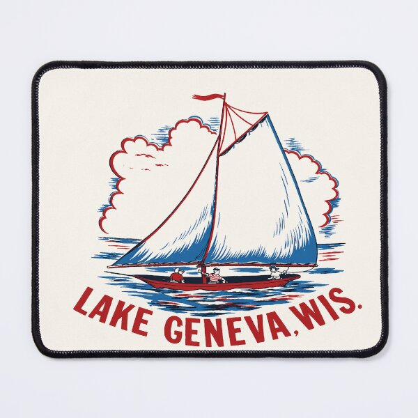 Item preview, 1950's Lake Geneva Wisconsin Souvenir Graphic designed and sold by Tonyv773.