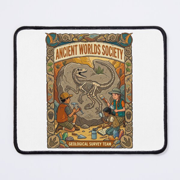 Item preview, Ancient Worlds Society Dinosaur Fossil Excavation designed and sold by TeeARTHY.