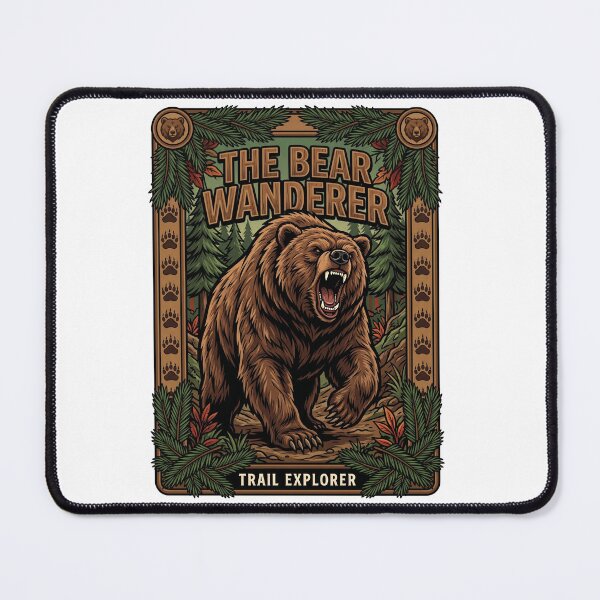 Item preview, Bear Wanderer Trail Explorer designed and sold by TeeARTHY.