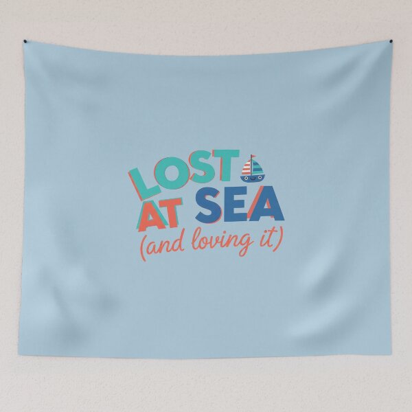Item preview, Lost at Sea (and Loving It) – Coastal Identity Typography Design designed and sold by Sea Gem.