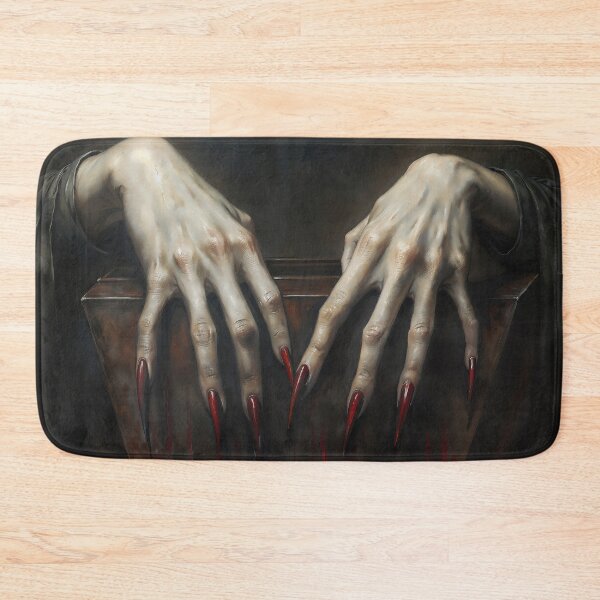 Item preview, Vampire Hands On Coffin Gothic Horror Art designed and sold by DarkHolyQueen.