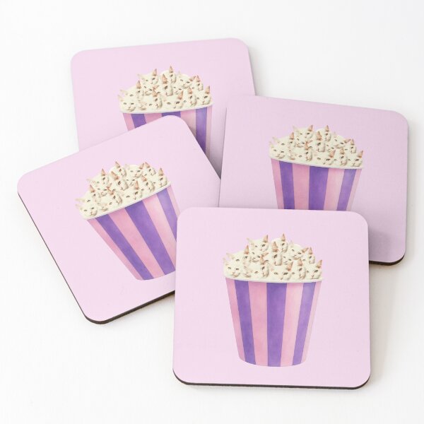 Item preview, Pawpcorn Cute — Cat Popcorn Funny Cat Art designed and sold by Melo&Mia.