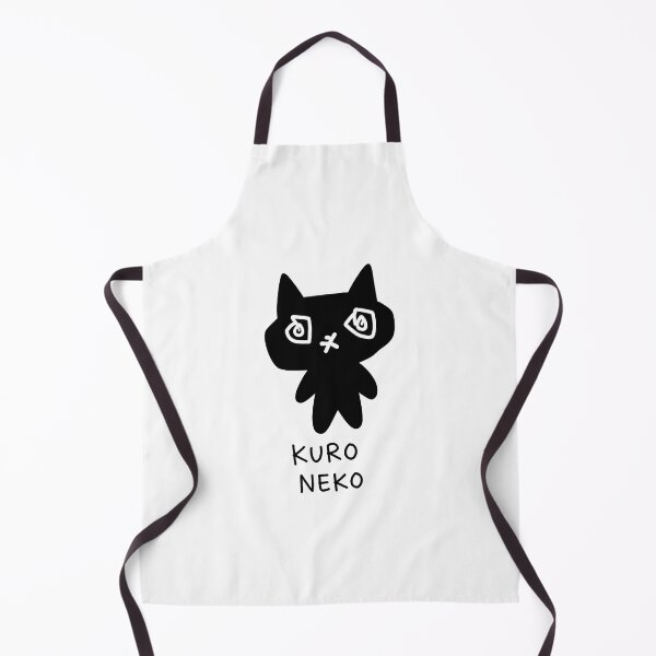Item preview, Kuro Neko – Minimal Black Cat designed and sold by PawsInBloom.