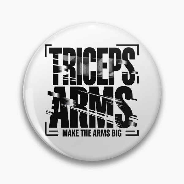 Item preview, Triceps Make the Arms Big – Gym Motivation designed and sold by Sparkofart07.