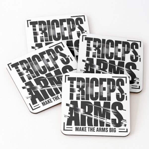 Item preview, Triceps Make the Arms Big – Gym Motivation designed and sold by Sparkofart07.