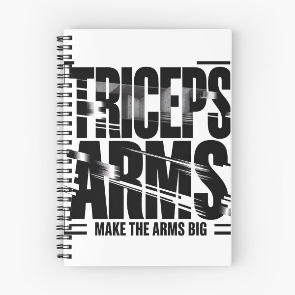 Item preview, Triceps Make the Arms Big – Gym Motivation designed and sold by Sparkofart07.