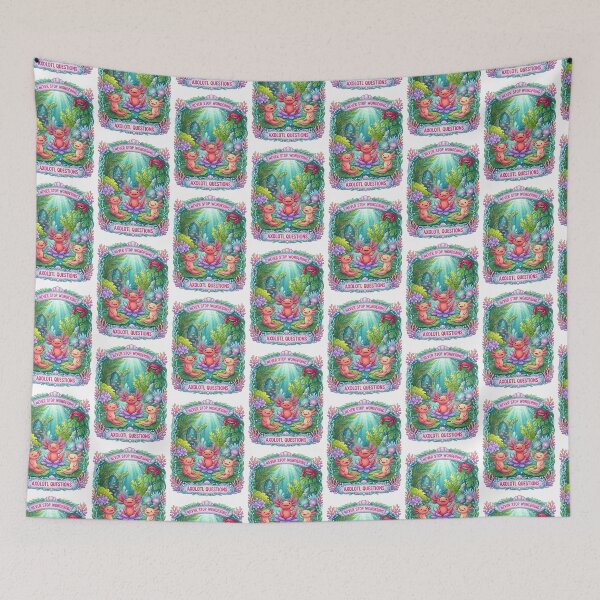 Item preview, Never Stop Wondering Axolotl designed and sold by TeeARTHY.
