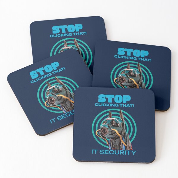 Item preview, Stop Clicking That IT Security Humor designed and sold by Vac1.