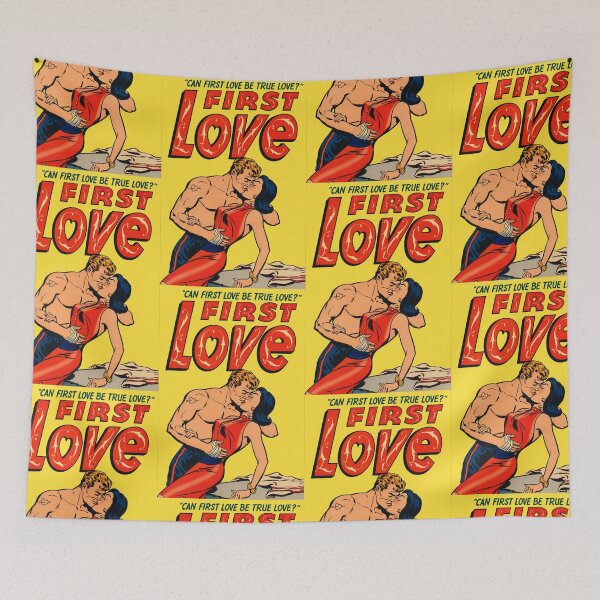 Item preview, Retro Comic True Love Illustration – Vintage Romance Pulp Art designed and sold by Analog Aura .