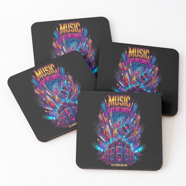 Item preview, Music Has No Limits All Genres One Vibe designed and sold by Log77.