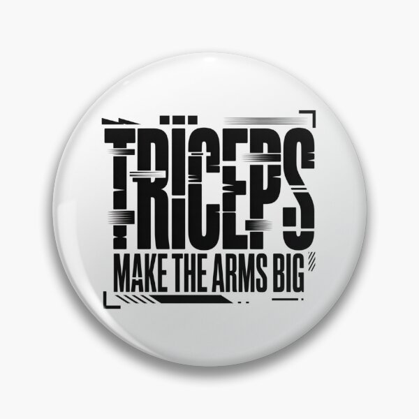 Item preview, Triceps Make the Arms Big – Gym Motivation designed and sold by Sparkofart07.