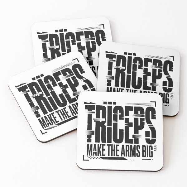Item preview, Triceps Make the Arms Big – Gym Motivation designed and sold by Sparkofart07.