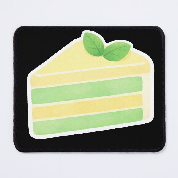 Item preview, Matcha Green Tea and Lemon Layer Cake Slice designed and sold by Owcomm.