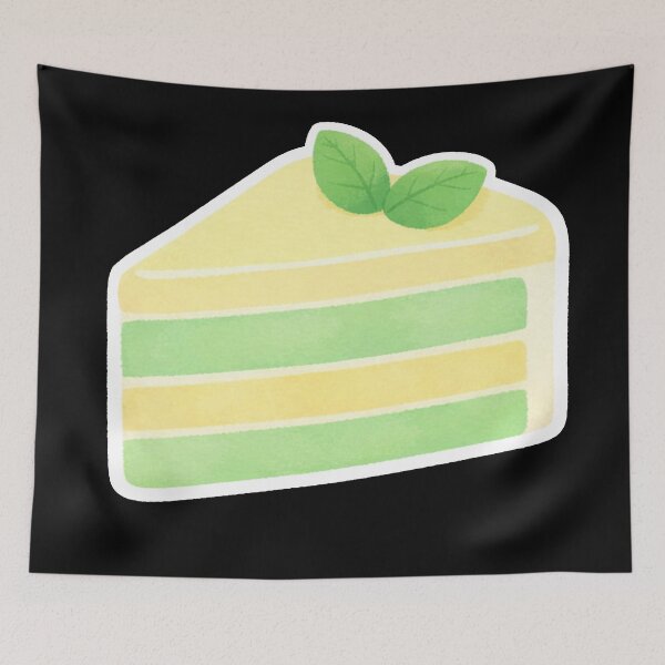 Item preview, Matcha Green Tea and Lemon Layer Cake Slice designed and sold by Owcomm.