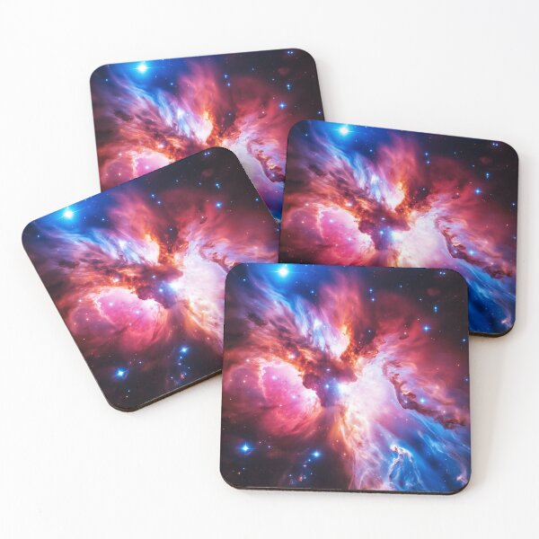Item preview, Vibrant Cosmic Nebula Explosion Colorful Deep Space Galaxy Art designed and sold by lematworks.