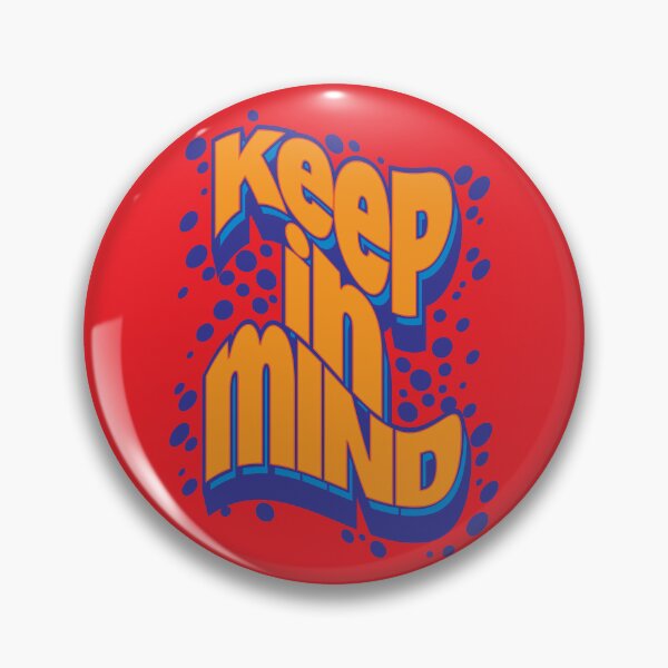 Item preview, Keep in Mind Lettering with Bubbles designed and sold by wickedpretty.